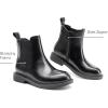 image:imageDREAM PAIRS Girls Ankle Boots with Side Zipper Chelsea Booties Low Heels Girl Fashion Shoes for ToddlerLittle KidBig KidBlack