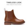 image:imageDREAM PAIRS Girls Ankle Boots with Side Zipper Chelsea Booties Low Heels Girl Fashion Shoes for ToddlerLittle KidBig KidTan
