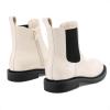 image:imageDREAM PAIRS Girls Ankle Boots with Side Zipper Chelsea Booties Low Heels Girl Fashion Shoes for ToddlerLittle KidBig KidWhiteBlack