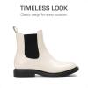 image:imageDREAM PAIRS Girls Ankle Boots with Side Zipper Chelsea Booties Low Heels Girl Fashion Shoes for ToddlerLittle KidBig KidWhiteBlack