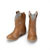 image:imageDREAM PAIRS Girls Cowgirl Boots Mid Calf Glitter Cowboy Western Boots Toddler Girls Star Riding ShoesCamel