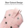 image:imageDREAM PAIRS Girls Cowgirl Boots Mid Calf Glitter Cowboy Western Boots Toddler Girls Star Riding ShoesPinkholes