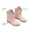 image:imageDREAM PAIRS Girls Cowgirl Boots Mid Calf Glitter Cowboy Western Boots Toddler Girls Star Riding ShoesPinkholes