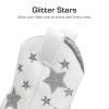 image:imageDREAM PAIRS Girls Cowgirl Boots Mid Calf Glitter Cowboy Western Boots Toddler Girls Star Riding ShoesWhite