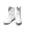 image:imageDREAM PAIRS Girls Cowgirl Boots Mid Calf Glitter Cowboy Western Boots Toddler Girls Star Riding ShoesWhiteholes