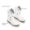 image:imageDREAM PAIRS Girls Cowgirl Boots Mid Calf Glitter Cowboy Western Boots Toddler Girls Star Riding ShoesWhiteholes