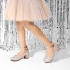 image:imageDREAM PAIRS Girls Dress Shoes Chunky High Heels Ankle Strap Party Wedding Princess Pump for Little Big KidGold