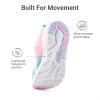 image:imageDREAM PAIRS Girls Running Shoes Kids Sneakers Tennis ColorBurst Lightweight Casual Walking ShoesLight GreenPink