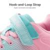 image:imageDREAM PAIRS Girls Running Shoes Kids Sneakers Tennis ColorBurst Lightweight Casual Walking ShoesLight GreenPink