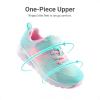 image:imageDREAM PAIRS Girls Running Shoes Kids Sneakers Tennis ColorBurst Lightweight Casual Walking ShoesLight GreenPink