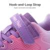 image:imageDREAM PAIRS Girls Running Shoes Kids Sneakers Tennis ColorBurst Lightweight Casual Walking ShoesPurpleHot Pink