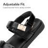 image:imageDREAM PAIRS Girls Sandals Casual Open Toe Two Adjustable Strapped Sandals with Hook and Loop for Little KidBig KidBlack
