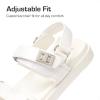 image:imageDREAM PAIRS Girls Sandals Casual Open Toe Two Adjustable Strapped Sandals with Hook and Loop for Little KidBig KidWhite