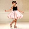 image:imageDREAM PAIRS Girls Sandals Open Toe Low Block Chunky Heels Sandals Bow Flower Party Dress Pumps Shoes for Little Big KidPink