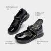 image:imageDREAM PAIRS Girls School Shoes Mary Jane Flats Lightweight Comfortable Girls Uniform Dress Shoes for ToddlerLittle KidBig KidAll Black