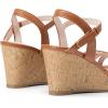 image:imageDREAM PAIRS Girls Wedge Sandals Flatform Open Toe Summer Platform Sandals Flower Wedding Party for Little KidBig KidBrown