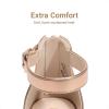 image:imageDREAM PAIRS Girls Wedge Sandals Flatform Open Toe Summer Platform Sandals Flower Wedding Party for Little KidBig KidChampagne