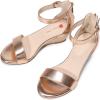 image:imageDREAM PAIRS Girls Wedge Sandals Flatform Open Toe Summer Platform Sandals Flower Wedding Party for Little KidBig KidChampagne