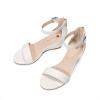 image:imageDREAM PAIRS Girls Wedge Sandals Flatform Open Toe Summer Platform Sandals Flower Wedding Party for Little KidBig KidWhite