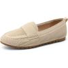 image:imageDREAM PAIRS Loafers for Women Penny Knitted Loafer Casual Comfortable Slip On Flats Work Business Walking ShoesBeige