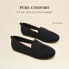 image:imageDREAM PAIRS Loafers for Women Penny Knitted Loafer Casual Comfortable Slip On Flats Work Business Walking ShoesBlack