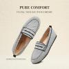 image:imageDREAM PAIRS Loafers for Women Penny Knitted Loafer Casual Comfortable Slip On Flats Work Business Walking ShoesBlackWhite