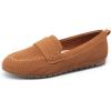 image:imageDREAM PAIRS Loafers for Women Penny Knitted Loafer Casual Comfortable Slip On Flats Work Business Walking ShoesBrown