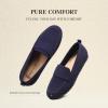 image:imageDREAM PAIRS Loafers for Women Penny Knitted Loafer Casual Comfortable Slip On Flats Work Business Walking ShoesNavy
