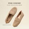 image:imageDREAM PAIRS Loafers for Women Penny Knitted Loafer Casual Comfortable Slip On Flats Work Business Walking ShoesNude