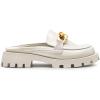 image:imageDREAM PAIRS Mules for Women Slip On Shoes Platform Thick Comfortable Womens Chunky Flat Slides Slippers LoafersBeige