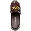 image:imageDREAM PAIRS Mules for Women Slip On Shoes Platform Thick Comfortable Womens Chunky Flat Slides Slippers LoafersBrownpat
