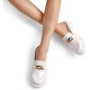 image:imageDREAM PAIRS Mules for Women Slip On Shoes Platform Thick Comfortable Womens Chunky Flat Slides Slippers LoafersWhite