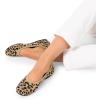 image:imageDREAM PAIRS Wide Ballet Flats Shoes for Women Width Foldable Knit Womens Flats with Arch Support Comfortable Shoes for Women Dressy Casual Work OfficeLeopard