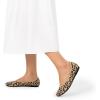 image:imageDREAM PAIRS Wide Ballet Flats Shoes for Women Width Foldable Knit Womens Flats with Arch Support Comfortable Shoes for Women Dressy Casual Work OfficeLeopard