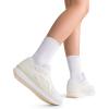 image:imageDREAM PAIRS Women Fashion Sneakers Walking Comfortable Breathable Stylish Lightweight Retro Classisc Casual Lace Up Sportstyle SneakerWhite