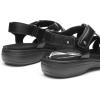 image:imageDREAM PAIRS Womens Arch Support Sandals Comfortable Open Toe Dress Flats Walking Sandals For SummerAll Black