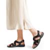 image:imageDREAM PAIRS Womens Arch Support Sandals Comfortable Open Toe Dress Flats Walking Sandals For SummerBlack