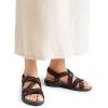 image:imageDREAM PAIRS Womens Arch Support Sandals Comfortable Open Toe Dress Flats Walking Sandals For SummerBrown