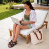image:imageDREAM PAIRS Womens Arch Support Sandals Comfortable Open Toe Dress Flats Walking Sandals For SummerNavy