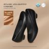 image:imageDREAM PAIRS Womens Chunky Closed Toe Dress Low Block Heels Comfortable Slip On Work Pumps Wedding Casual ShoesBlack