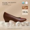 image:imageDREAM PAIRS Womens Chunky Closed Toe Dress Low Block Heels Comfortable Slip On Work Pumps Wedding Casual ShoesBrown
