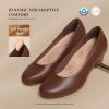image:imageDREAM PAIRS Womens Chunky Closed Toe Dress Low Block Heels Comfortable Slip On Work Pumps Wedding Casual ShoesBrown