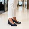 image:imageDREAM PAIRS Womens Chunky Closed Toe Dress Low Block Heels Comfortable Slip On Work Pumps Wedding Casual ShoesNavy