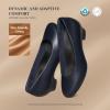 image:imageDREAM PAIRS Womens Chunky Closed Toe Dress Low Block Heels Comfortable Slip On Work Pumps Wedding Casual ShoesNavy