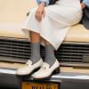 image:imageDREAM PAIRS Womens Chunky Loafers Platform Comfortable SlipOn Dressy Business Casual ShoesBeigepu