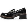 image:imageDREAM PAIRS Womens Chunky Loafers Platform Comfortable SlipOn Dressy Business Casual ShoesBlackpat