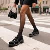 image:imageDREAM PAIRS Womens Chunky Loafers Platform Comfortable SlipOn Dressy Business Casual ShoesBlackpat