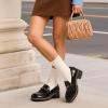 image:imageDREAM PAIRS Womens Chunky Loafers Platform Comfortable SlipOn Dressy Business Casual ShoesBlackpu