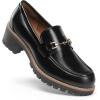 image:imageDREAM PAIRS Womens Chunky Loafers Platform Comfortable SlipOn Dressy Business Casual ShoesBlackpu