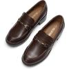 image:imageDREAM PAIRS Womens Chunky Loafers Platform Comfortable SlipOn Dressy Business Casual ShoesBrownpu